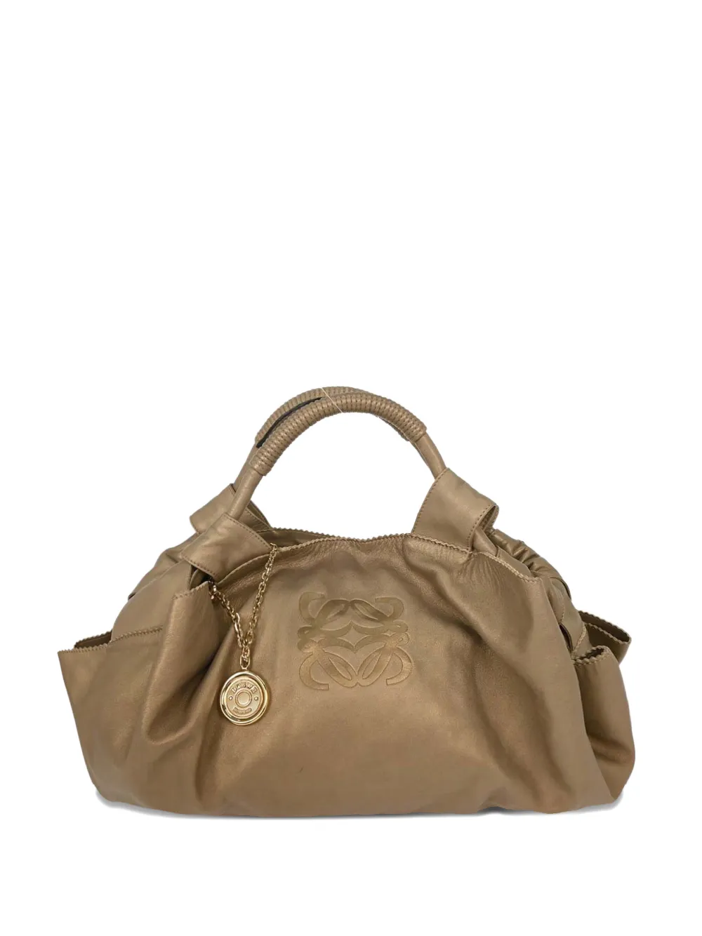 Loewe Pre-Owned 2010 Aire leather tote bag - Oro