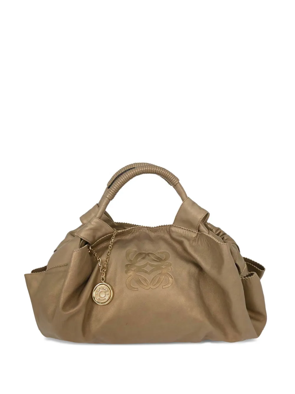 Loewe Pre-Owned 2010 Aire leather tote bag - Oro