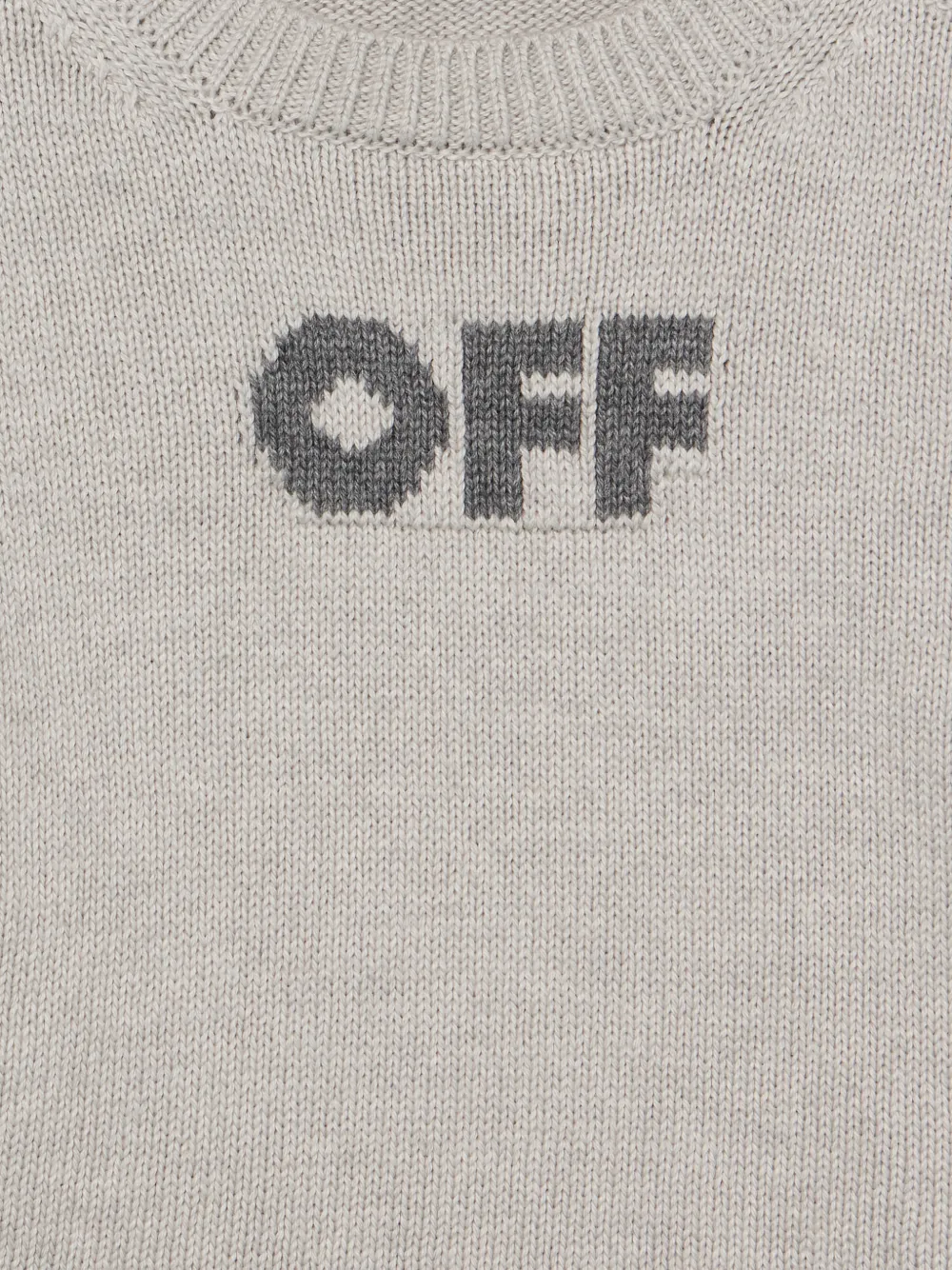 Off-White Kids Intarsia trainingspak met logo Grijs