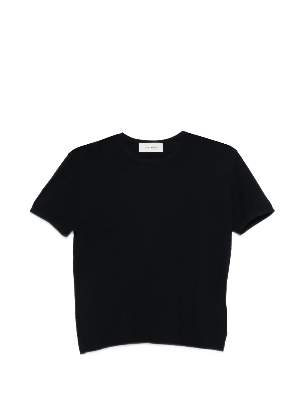 Lisa Yang The Ira short-sleeve knitted T-shirt - Blu
