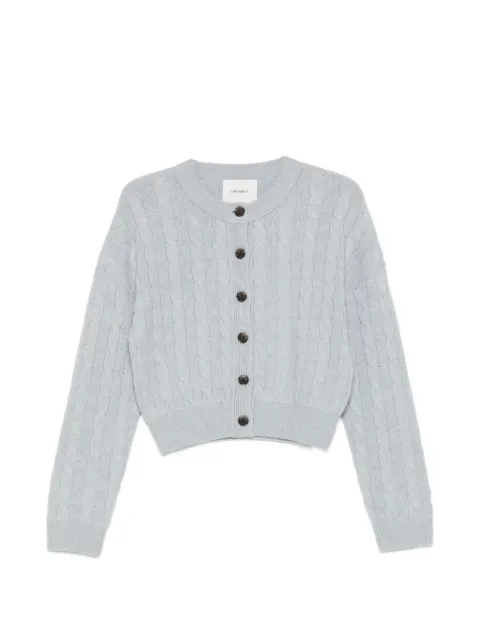 Lisa Yang Cassie cable-knit buttoned cardigan 