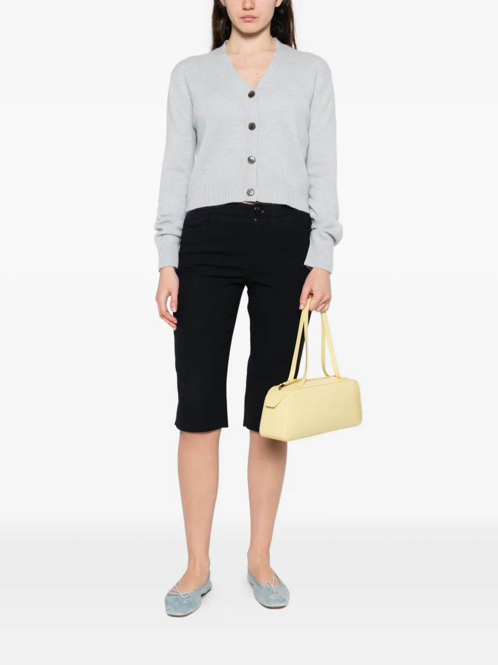  Lisa Yang Marion V-neck Cardigan - Blue 