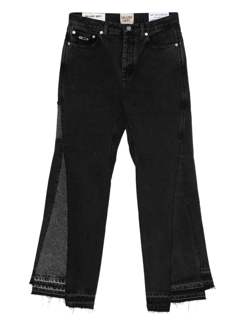GALLERY DEPT. panelled jeans - Nero