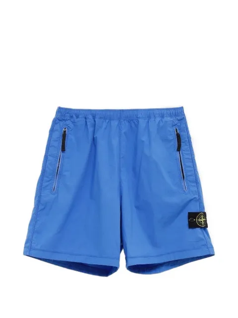 Stone Island Compass logo-patch shorts