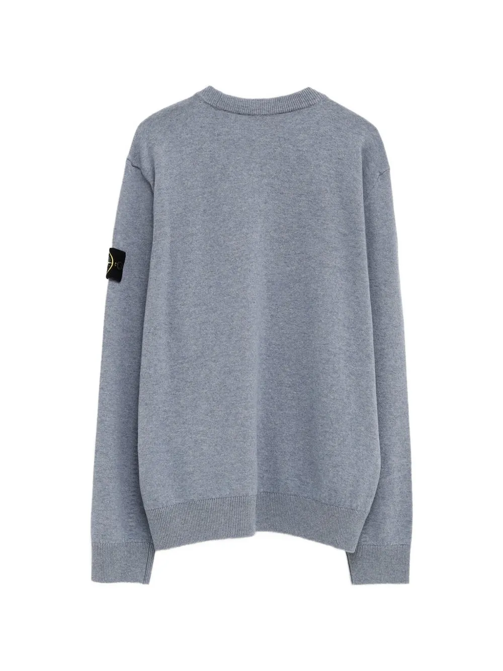 Stone Island crew-neck patch sweater - Blauw