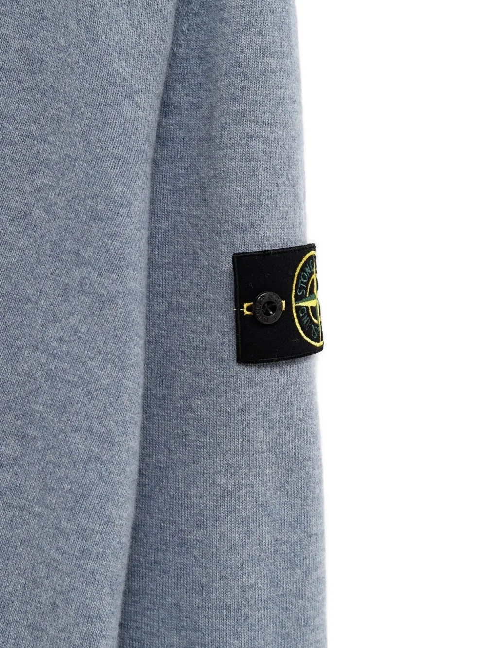 Stone Island 5100010 lichte RWS Geelong wollen trui met ronde hals Blauw