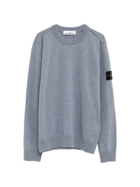 Stone Island crew-neck patch sweater