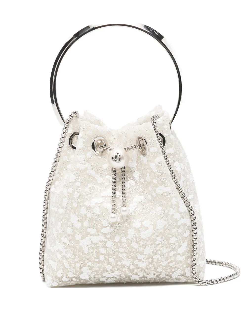 Jimmy Choo Bon Bon bucket bag - Toni neutri