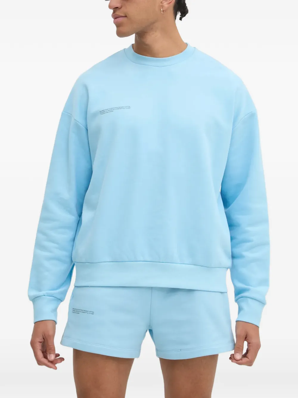 Pangaia long-sleeve crew neck T-shirt - Blu