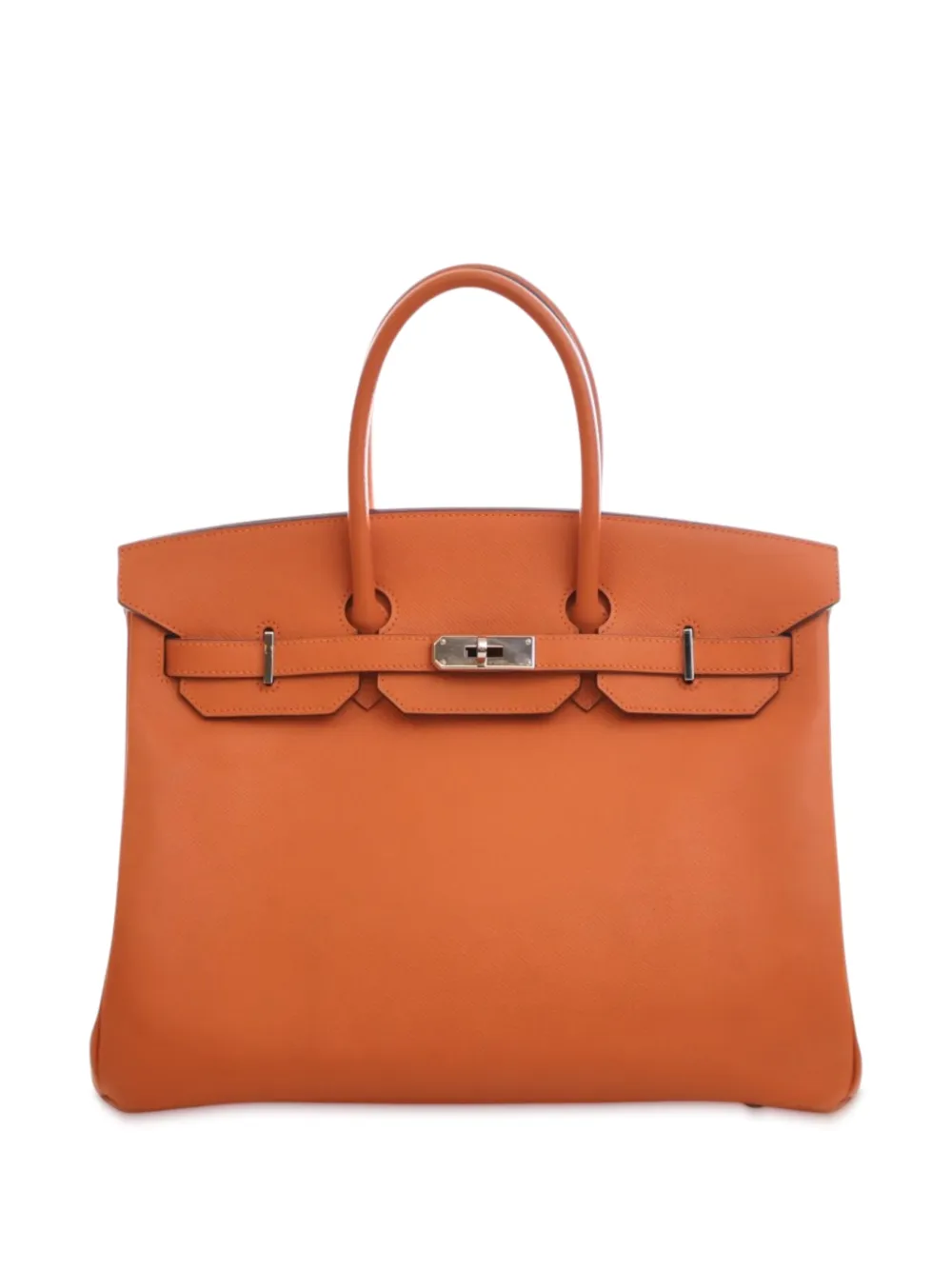 Hermès Pre-Owned 2009 Epsom Birkin Retourne 35 handbag - Orange