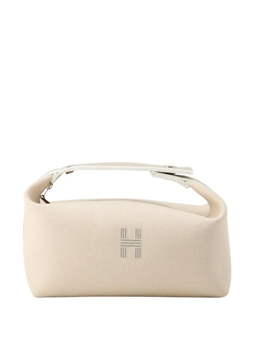 Hermès Pre-Owned 2020-2025 Small Toile Bride A Brac Case vanity bag | Brown | Image 1