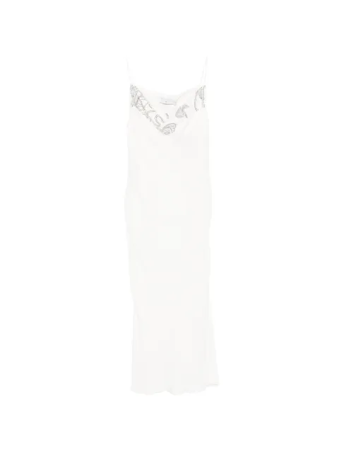 IRO Ophye embellishment slip midi dress