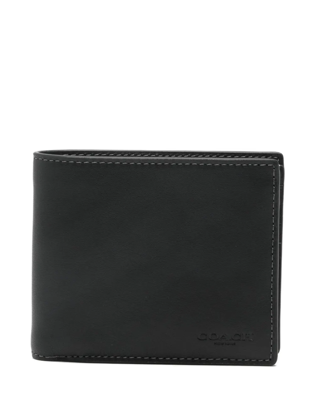 Coach logo-debossed cardholder - Nero