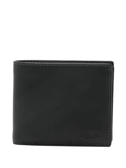 Coach logo-debossed cardholder