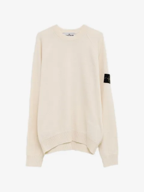 Stone Island texture patch-detail sweater