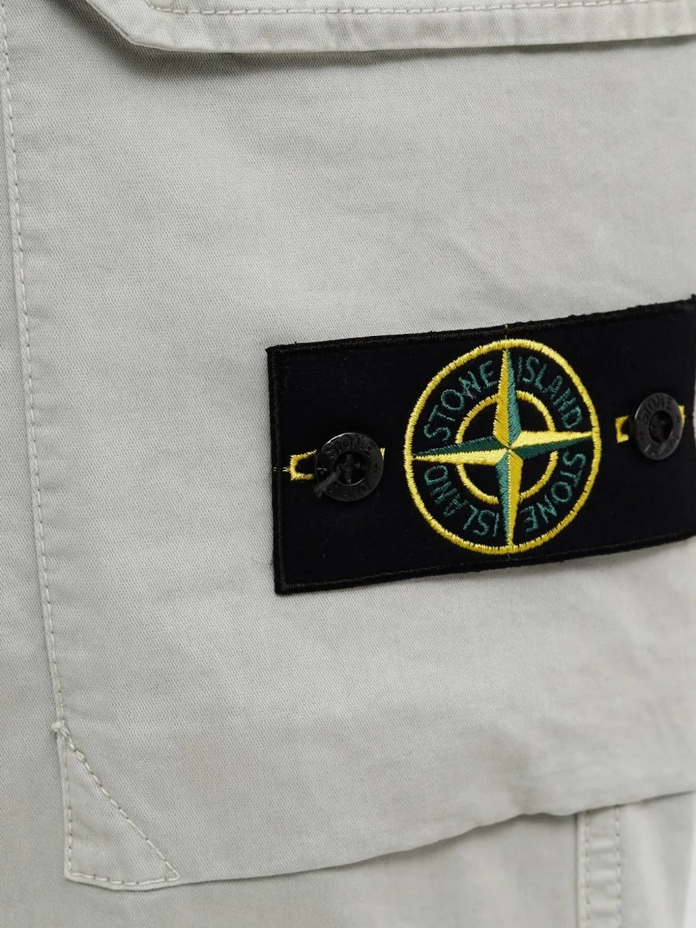 Stone Island Trainingsbroek met logo-patch en cargo-zakken Groen