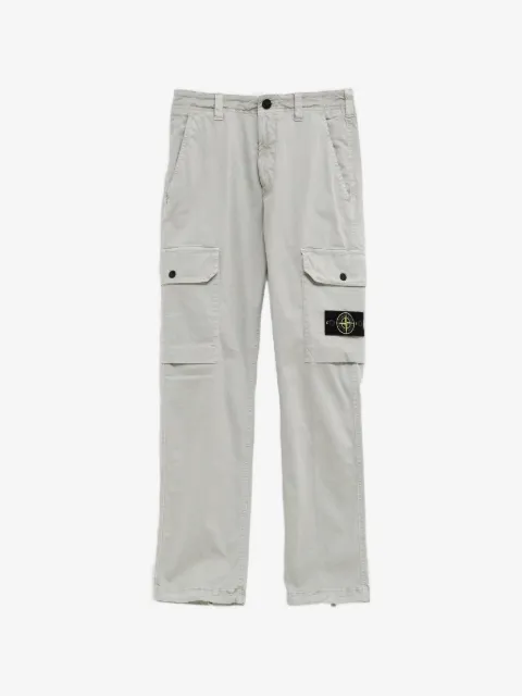 Stone Island logo-patch cargo-pockets pants