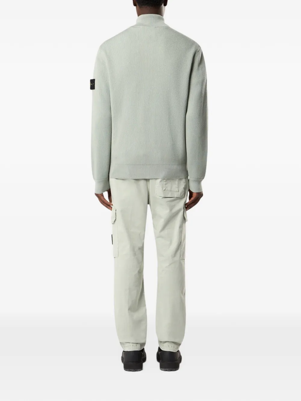 Stone Island Trainingsbroek met logo-patch en cargo-zakken Groen