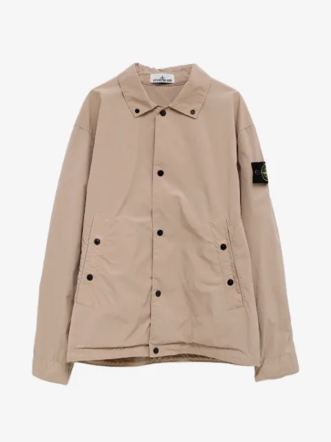 Stone Island chamarra con parche de botones