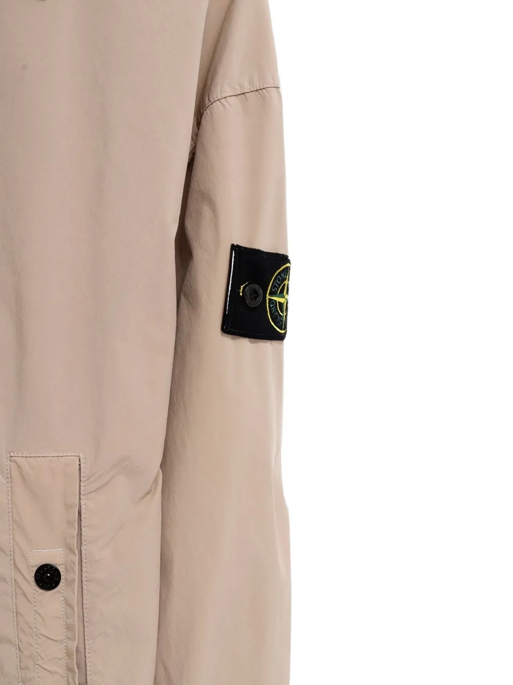  Stone Island Buttoned Patch Jacket - Neutrals 