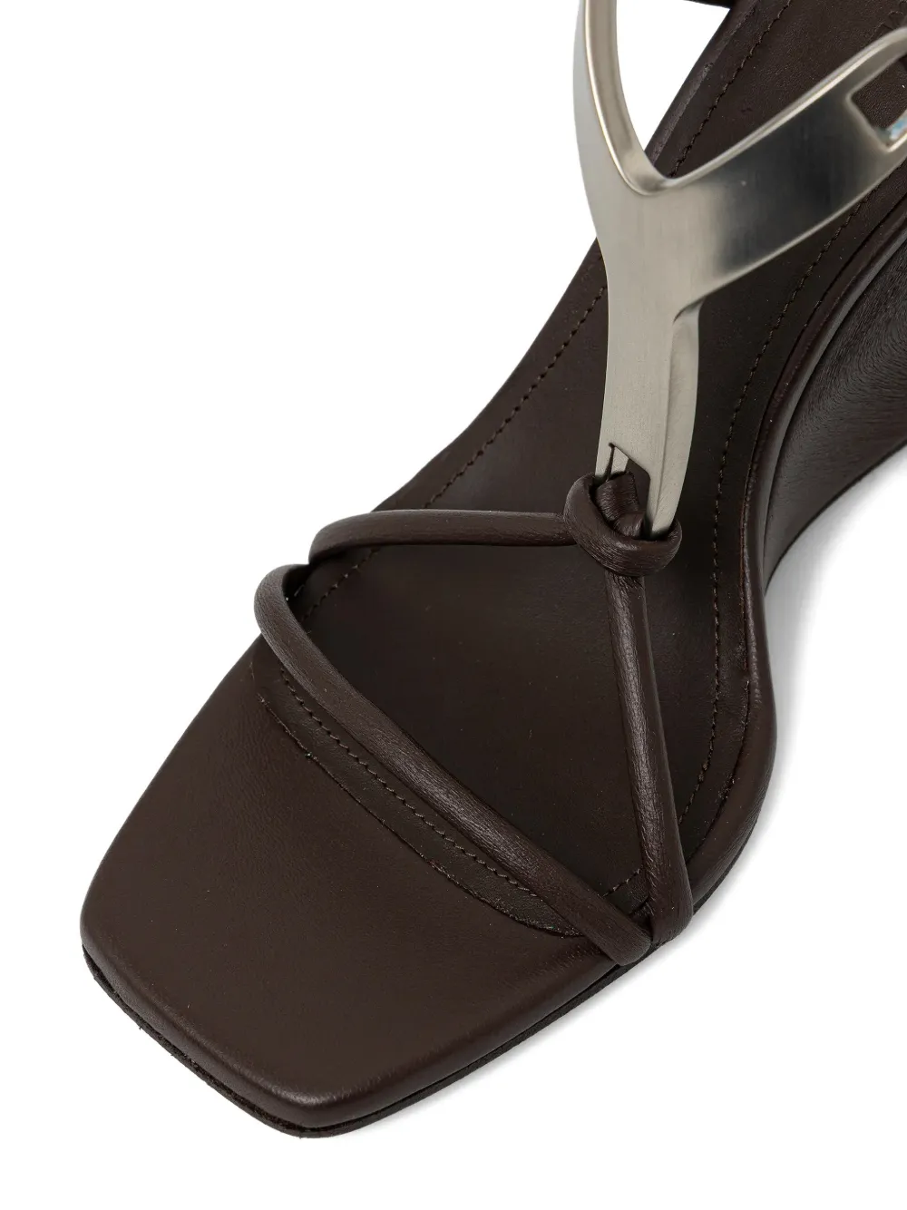 Rick Owens Lilies Cantilever 8 Hydra sandalen met open neus Bruin