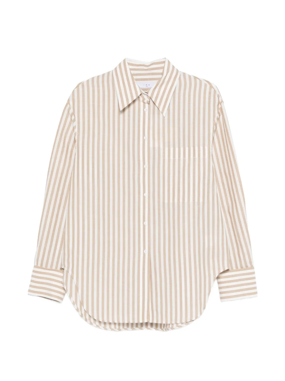 IRO Azaloa striped pocket shirt - Weiß