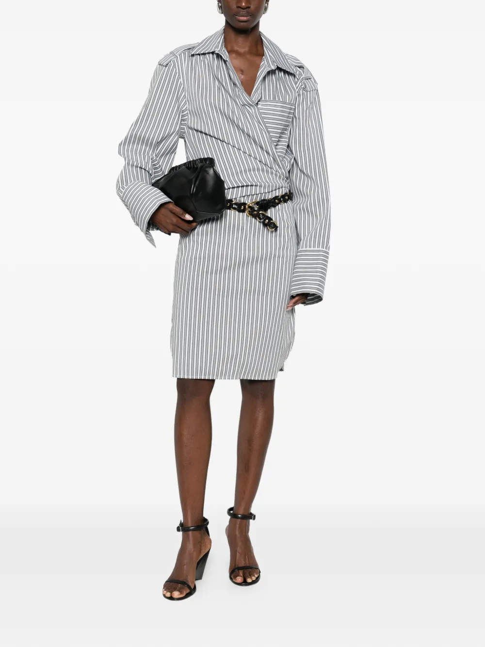 IRO Lazul wrap mini dress - Wit