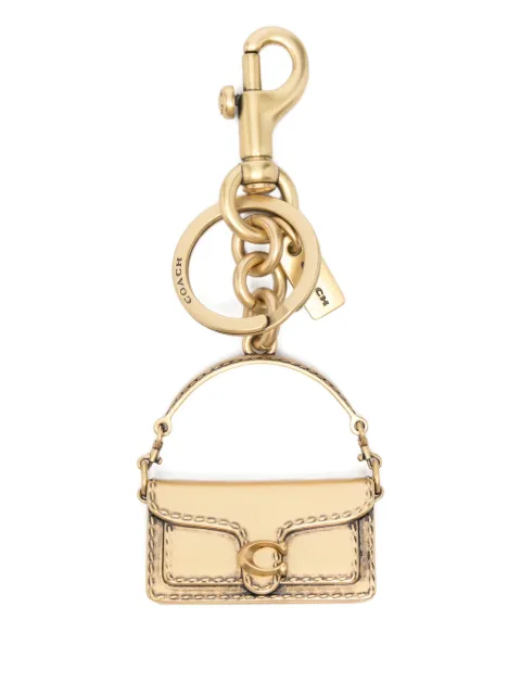 Coach mini bag keyring chain