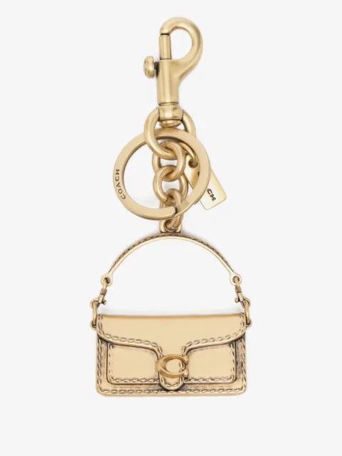 Coach mini bag keyring chain