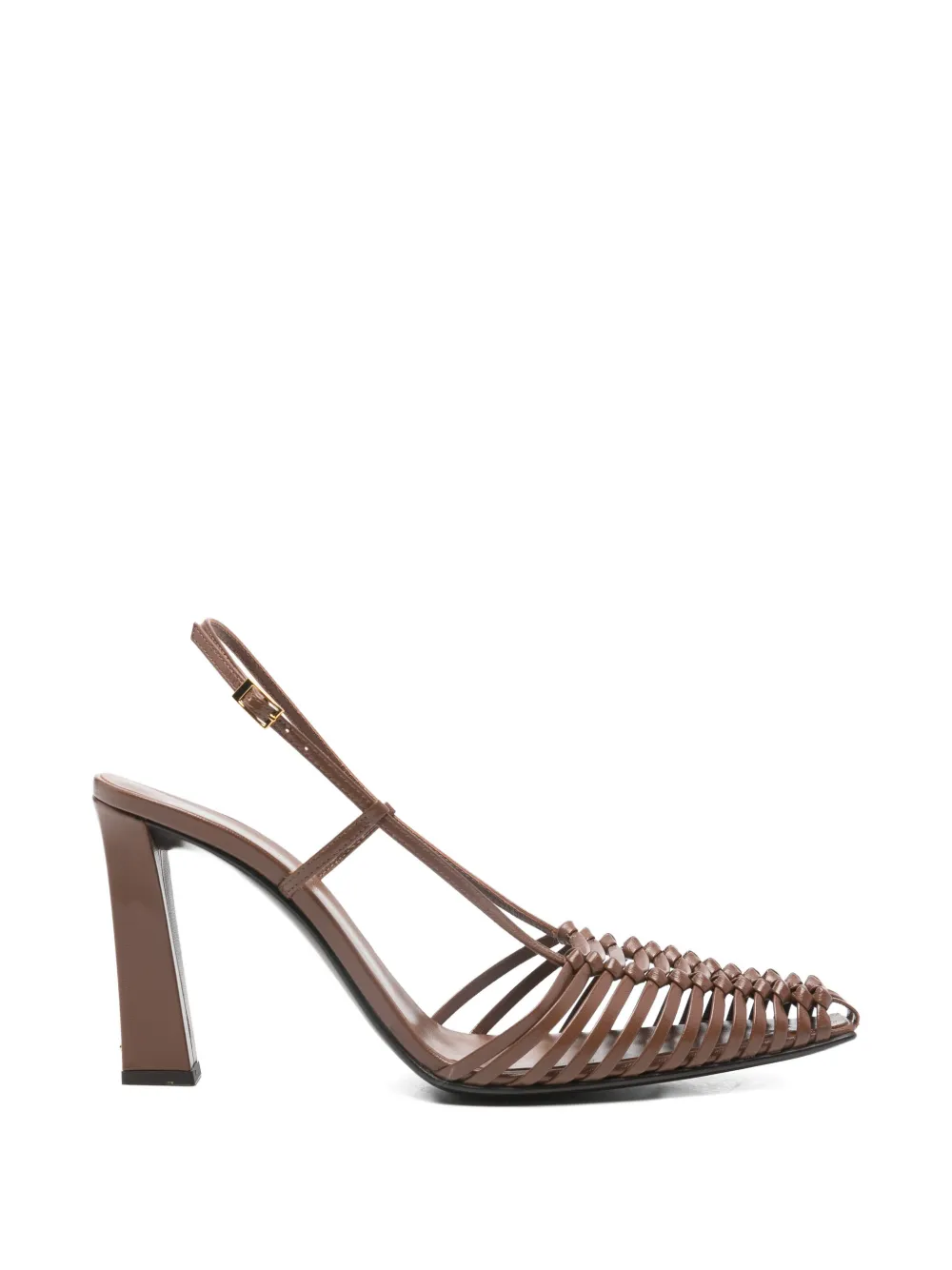 Giuseppe Zanotti Brenda woven high-heel sandals - Braun
