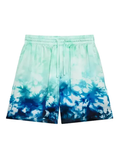 Casablanca tie-dye drawstring shorts