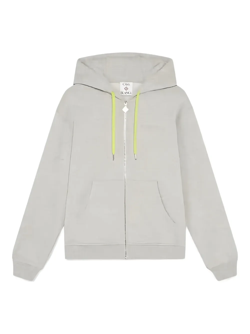 Casablanca drawstring hooded hoodie - Grey