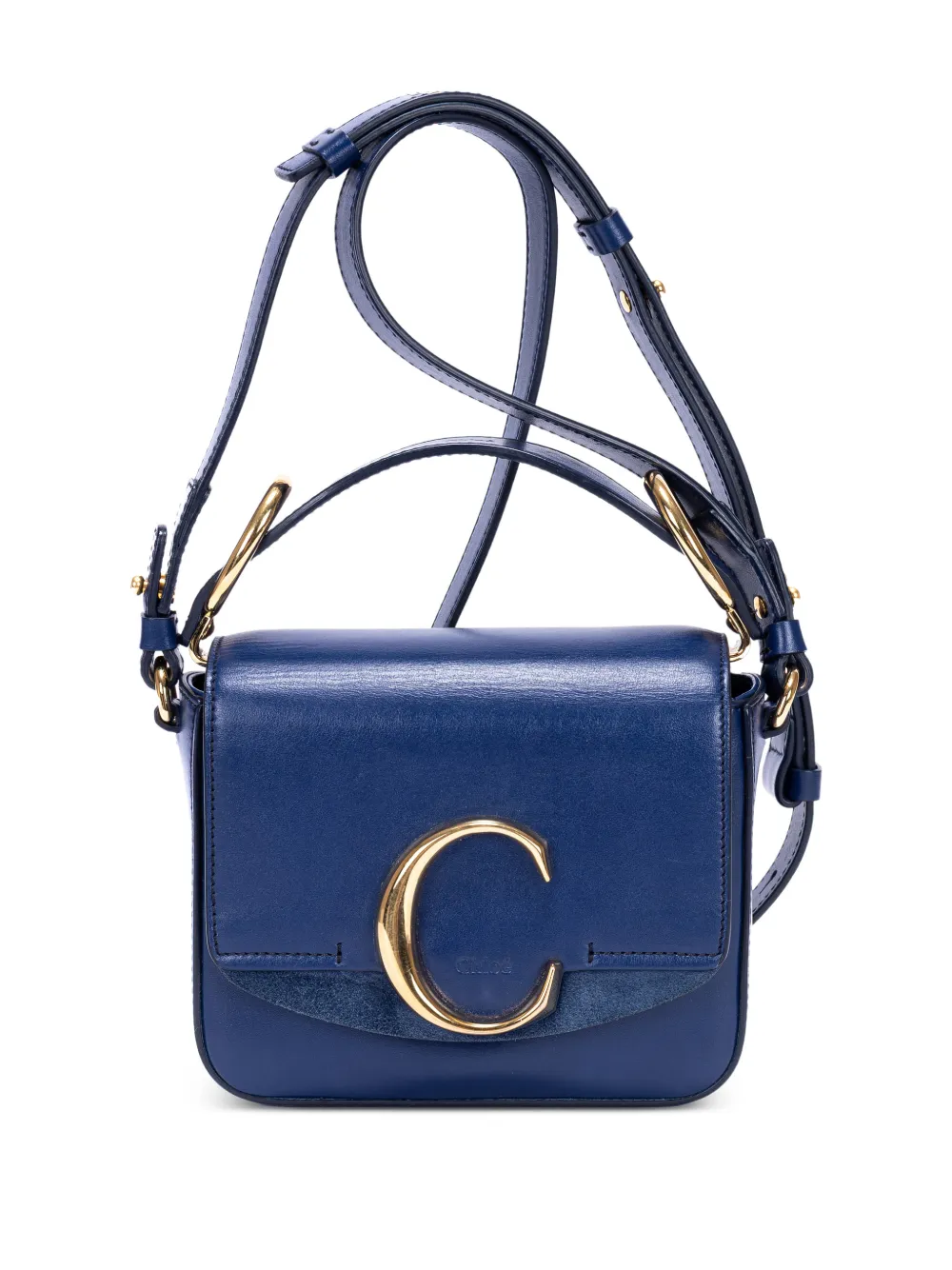 Chloé Pre-Owned Borsa a tracolla C mini - Blu