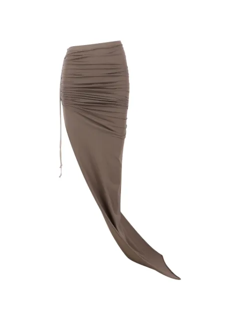 Rick Owens — draped drawstring skirt