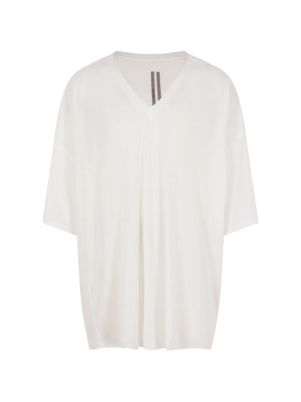 Rick Owens oversized V-neck T-shirt - Weiß