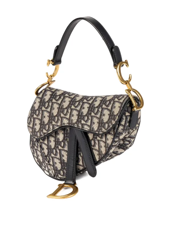 Christian Dior Pre-Owned サドル モノグラム ショルダーバッグ