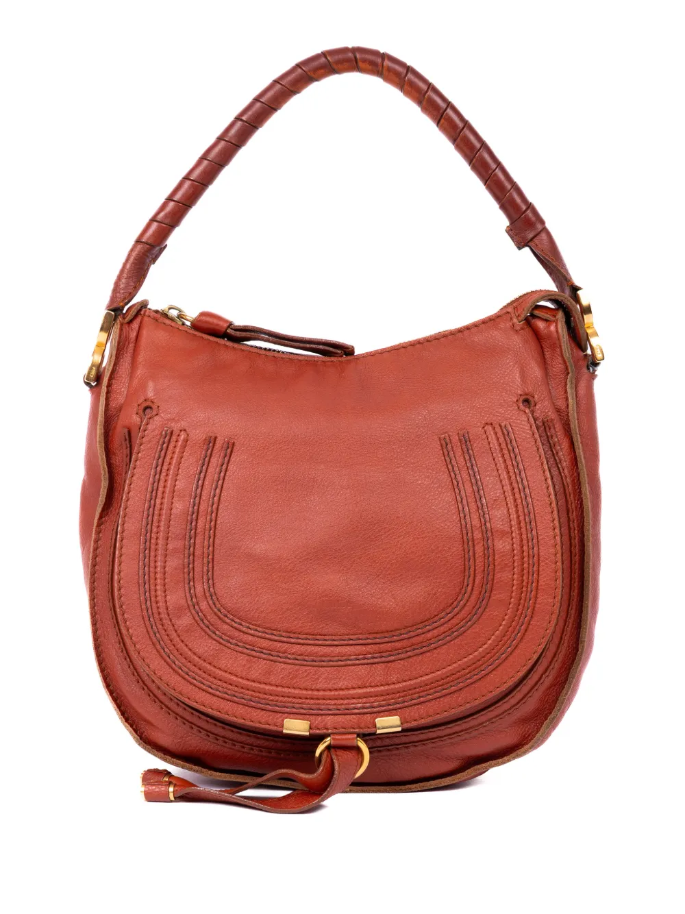 Chloé Pre-Owned Borsa a spalla Marcie - Marrone