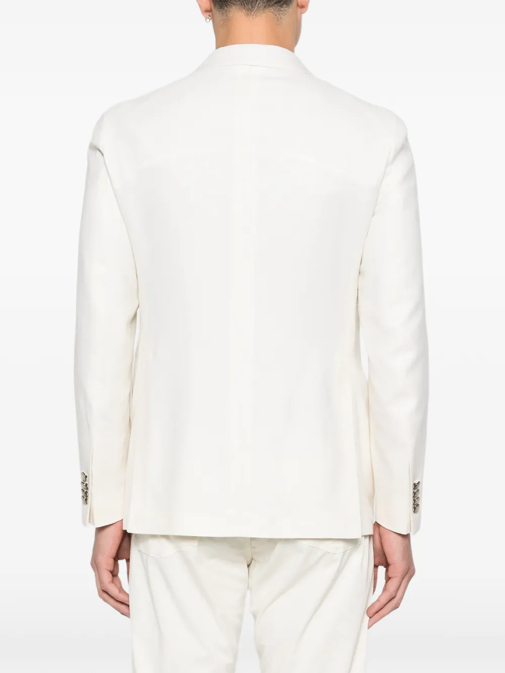 Tagliatore Blazer met broche Geel