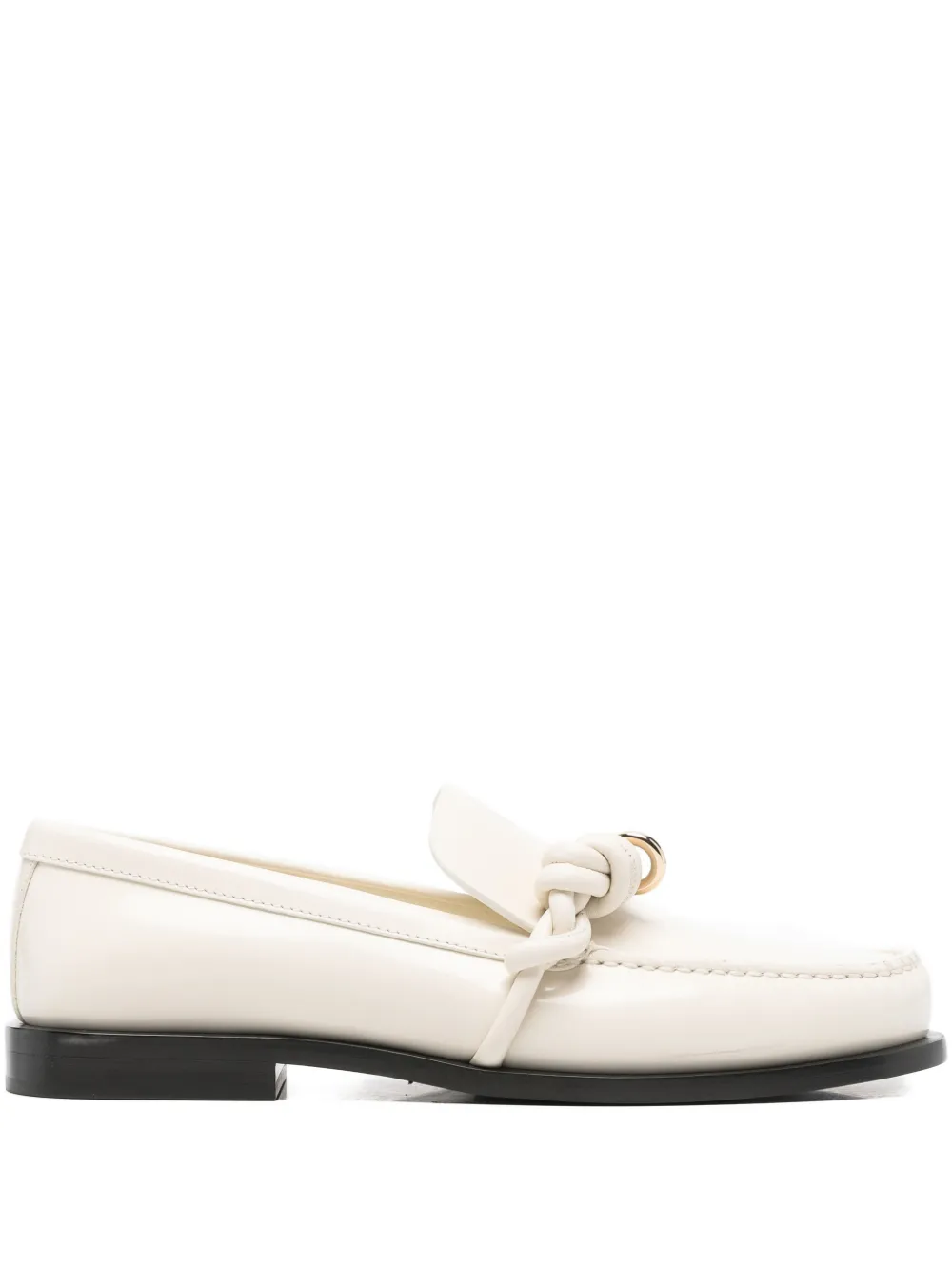 Jil Sander knotted-upper loafers - Toni neutri