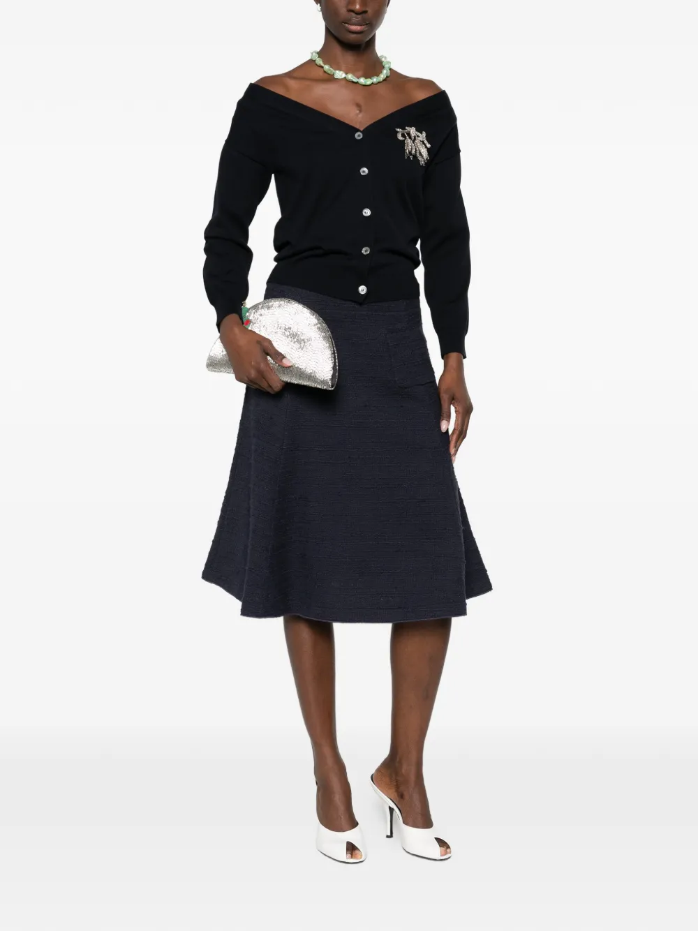 N&ordm;21 A-line skirt - Blauw