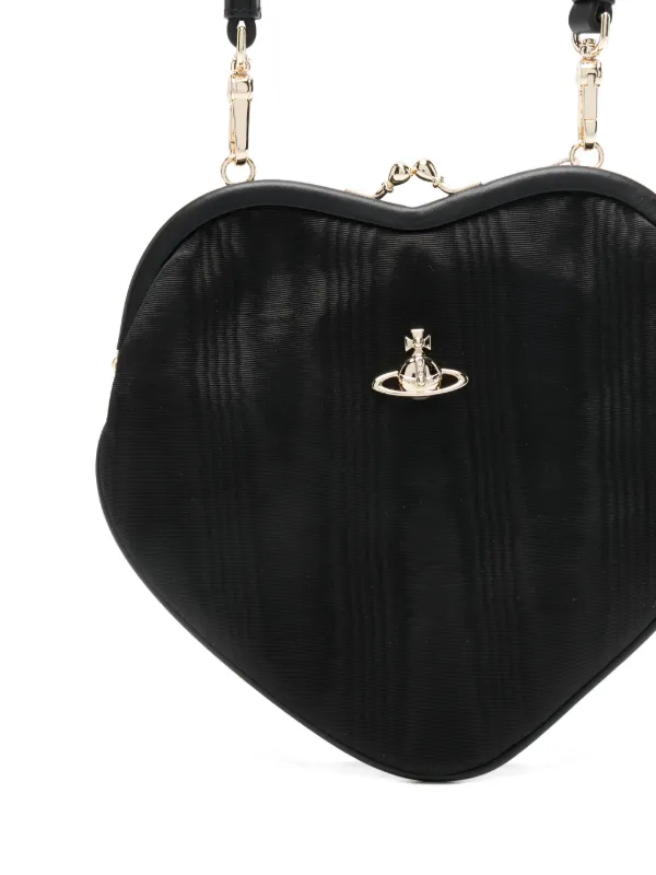 Vivienne Westwood Bolsa Transversal Heart Orb | Preto | FARFETCH BR