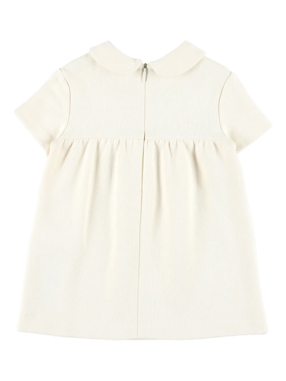 Gucci Kids round-collar short-sleeve dress - Beige