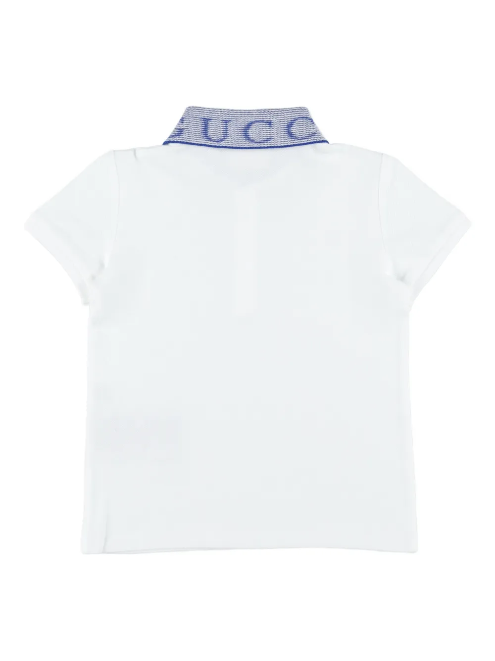 Gucci Kids collared-neckline polo shirt - Wit