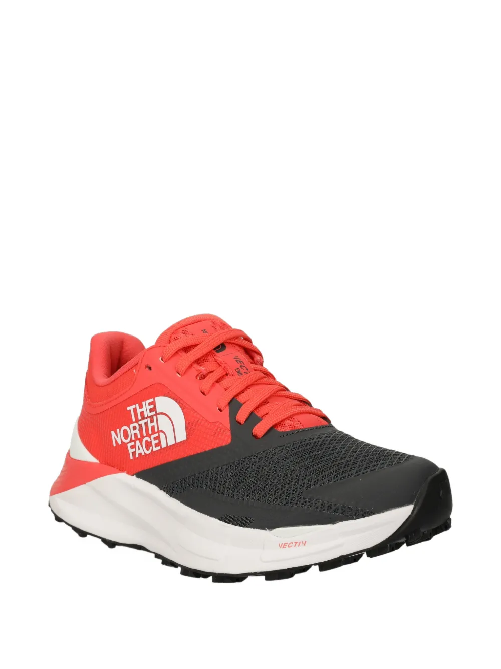 The North Face logo-print sneakers - Rood