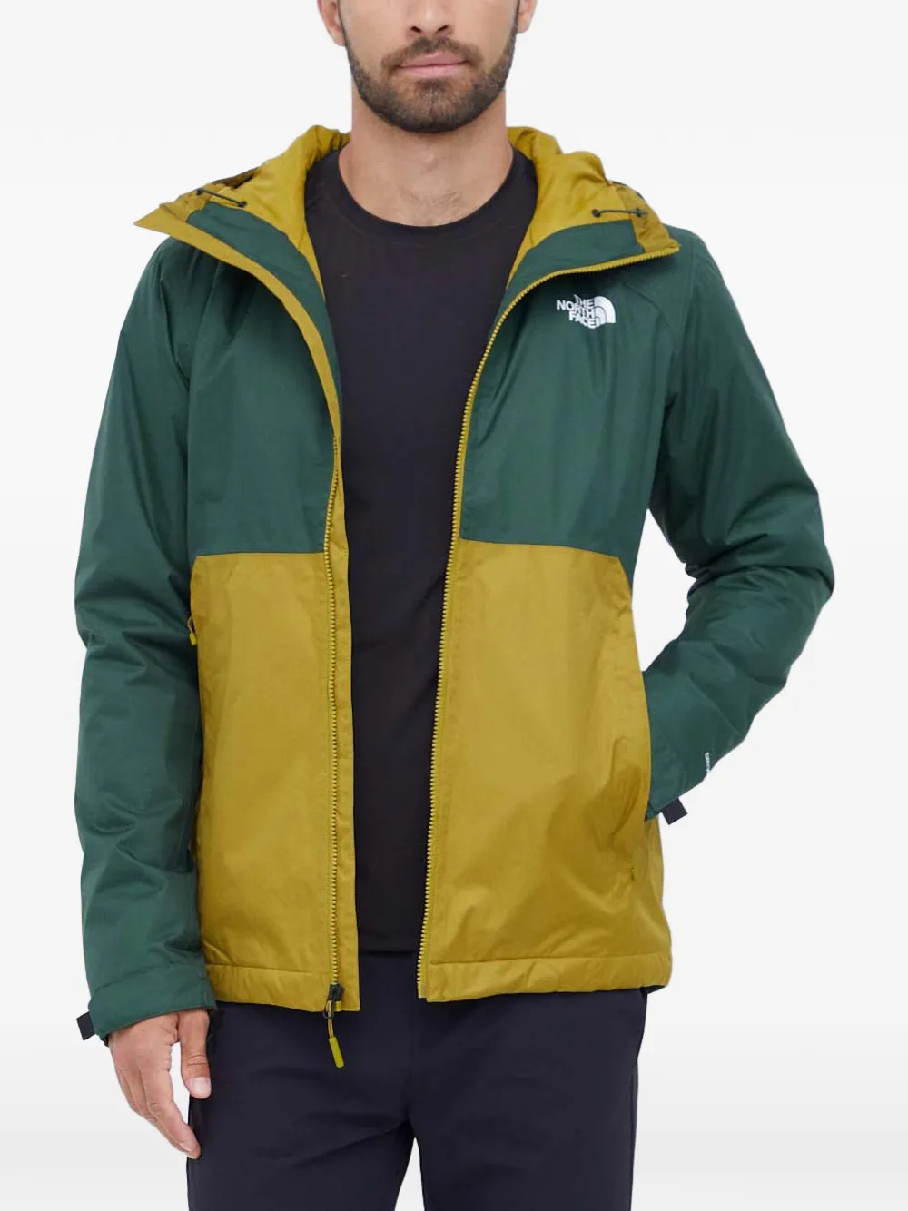 The North Face hooded colour-block performance jacket | verde | Image 1