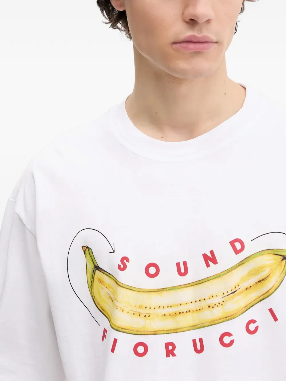 Fiorucci T-shirt met print Wit