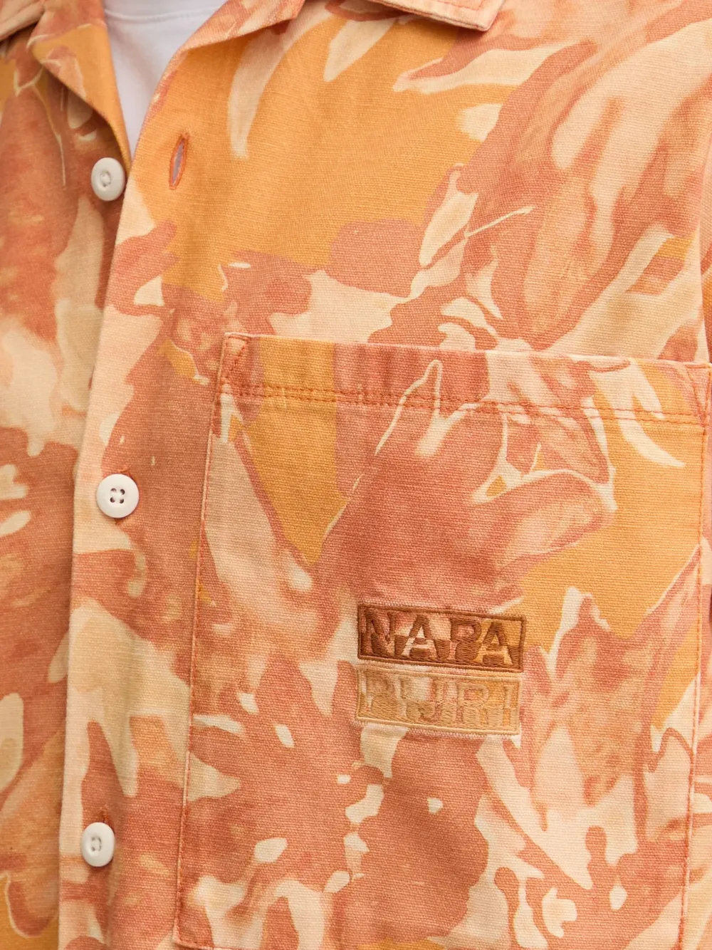 Napapijri Overhemd met print Oranje