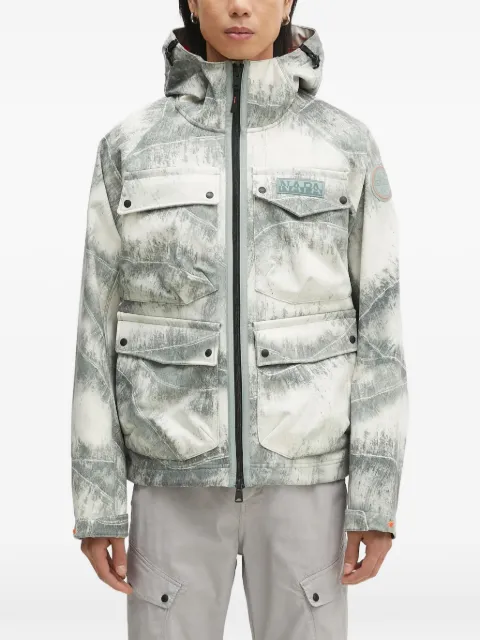 Napapijri hooded multi-pocket jacket
