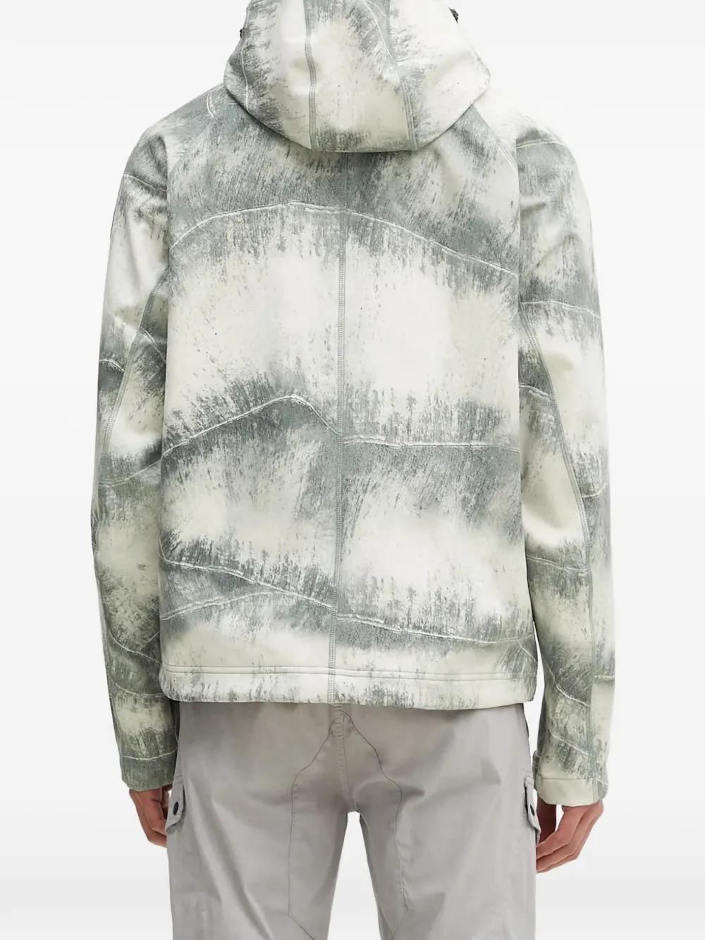  Napapijri Hooded Multi-pocket Jacket - White 
