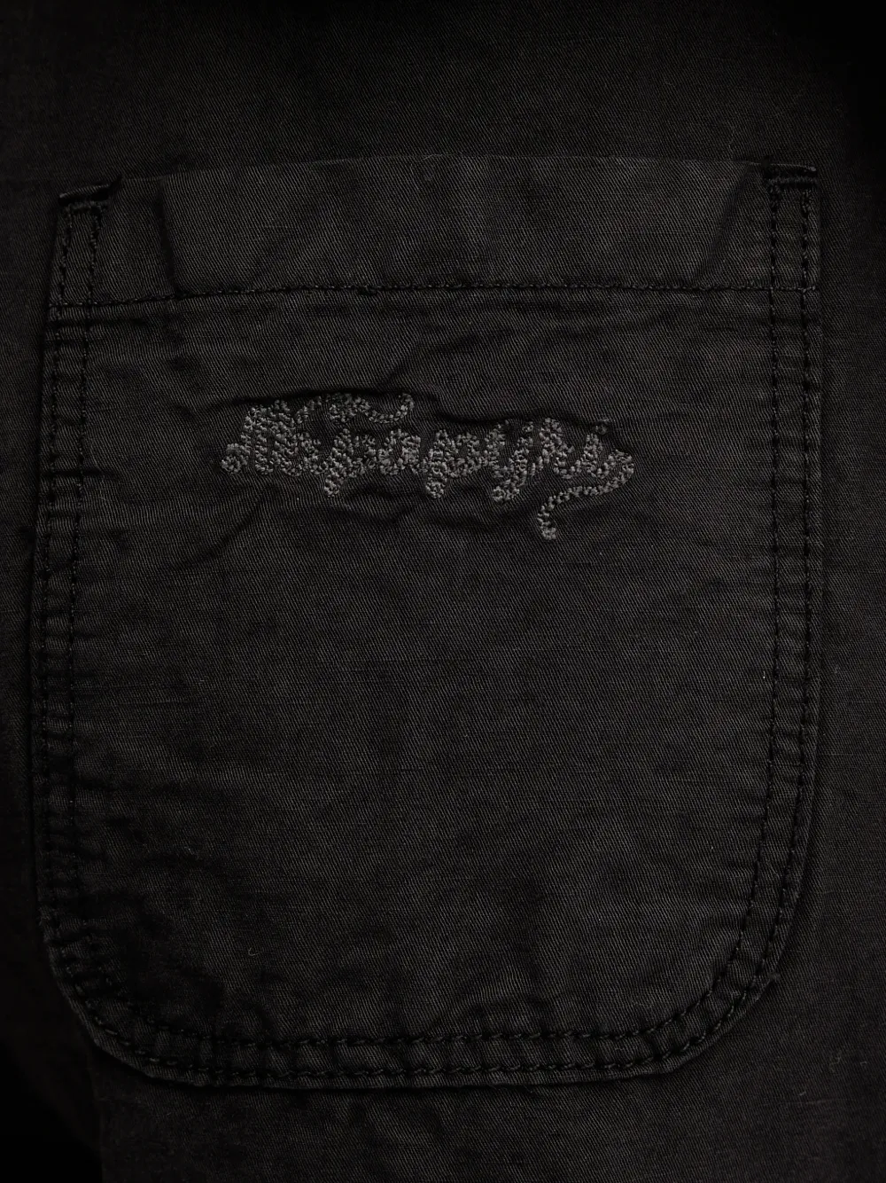 Napapijri Shorts met gestrikte taille Zwart
